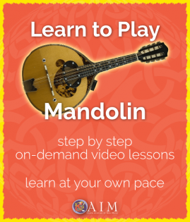 Mandolin - Easy Online Lessons - Online Academy of Irish Music